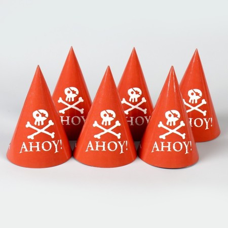 Paper Pirates cap, (set 6 pcs)-3