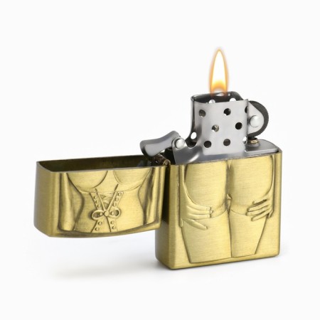 Gasoline lighter "Girl" in a gift box-1