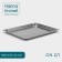 Gastrootiness 2/1 of stainless steel, 40 mm, 65.4 × 53.6 × 4 cm, thickness 0.8 mm
