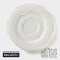 Porcelain saucer Magistro rodos, d = 15.4 cm, white color