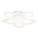 LED ceiling LED with Ambrella Light, Original, FA4294, 8XLED, 128 W, 9600LUM, 3000-6400K, white color.
