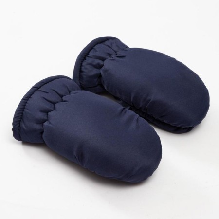 Mittens of winter children's minku, central drill, river 15
