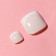 Follow legs "Perfect pedicure. Jacket ", 24 pcs, adhesive plates, light pink/white color