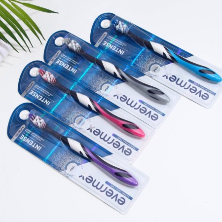 Evermex intense toothbrush, average stiffness, mix, 1 pc.-3