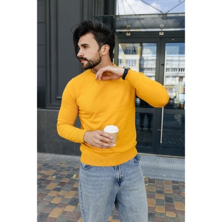 Jumper male ise, size 54, yellow color-1