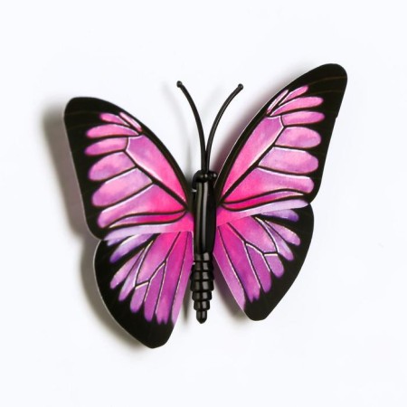 Magnet Plastic "Butterfly" mix 9.5x8.5 cm-4