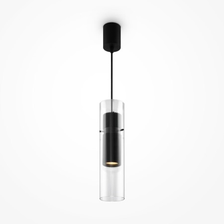 Suspension lamp Maytoni Mod326PL-01B, 1xGU10, 50W, 32x8 cm, Black color-1