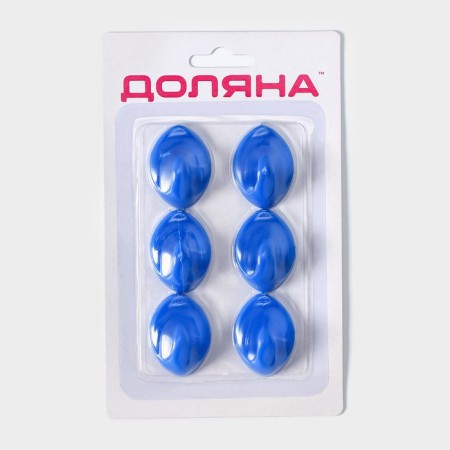 The hook on the Velcro of the Dolyan “Oval. Classic ", 6 pcs, color mix-5