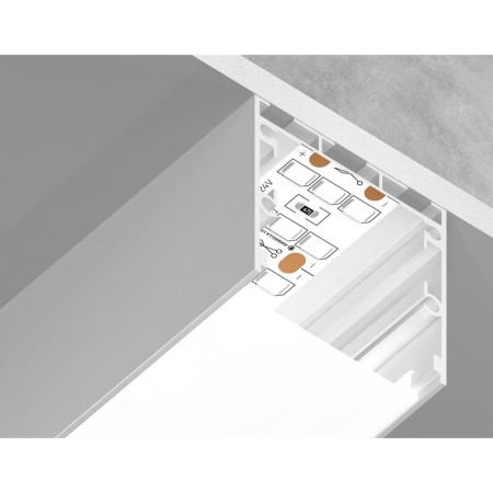 Profile aluminum overhead/suspended Ambrella Illumination Profile System, GP2550wh, 2000x35x35 mm, white, matte dial