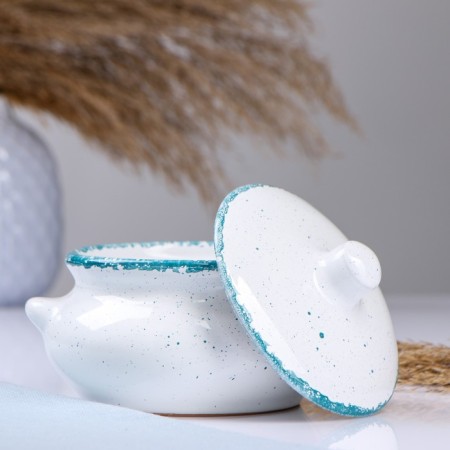 Ceramic pot for baking "Tarnet" 0.5l / 13x9.5cm, Varadero-1