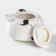 A set for the tea ceremony Ceramic “Tyasitsa”, 8 objects: 4 pels 50 ml, kettle 120 ml, napkin, forceps, stand, beige color