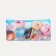 Cosmetic bag-penete on zipper, PVC, blue color