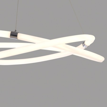 Suspended chandelier Mantra line, Led, 4500lm, 3000k, 500 mm, chromium color-3