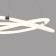 Suspended chandelier Mantra line, Led, 4500lm, 3000k, 500 mm, chromium color