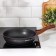 Granit Ultra Blue, D = 24 cm, removable handle, anti -stick coating, black color