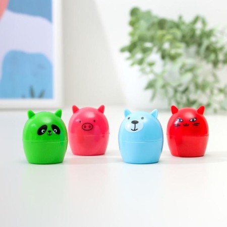 Lip balm "animals", mix of flowers and aromas-1
