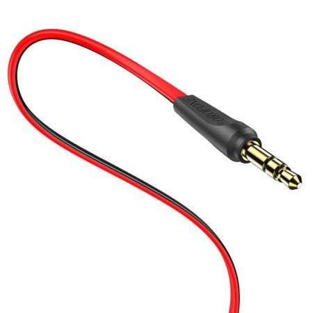 Audio Borofone BL6, Jack 3.5 mm (M) -Jack 3.5 mm (M), TPE braid, 1 m, red-2