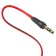 Audio Borofone BL6, Jack 3.5 mm (M) -Jack 3.5 mm (M), TPE braid, 1 m, red