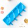Ice Cream Form “Heart”, silicone, 37 × 15 × 2.5 cm, 4 cells (9.2 × 8.4 cm), Mix color