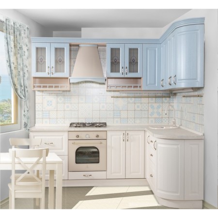 Wardrobe cabinet 600x300x360 dairy oak/blue-1