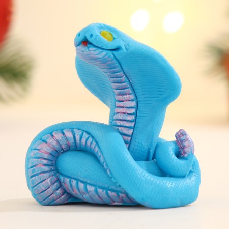 Figure soap "Snake of Kobryusha" blue, 40g
