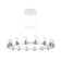 LED LED SCREED OF AMBRELLA LIGHT, LINTECH, FL6208, LED, 96 W, 7200LUM, 4200K, white color, chromium
