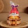 The charm -cap "House - full bowl", on a barrel, 14 x 12 cm, mix