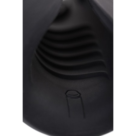 Rechargeable masturbator Erotist hailstorm, silicone, black, 14.7 cm-2