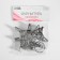 A ring for a cornice, with a clamp, d = 32/36 mm, 20 pcs, silver color
