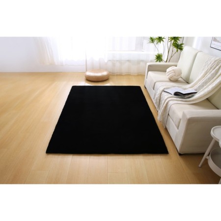 Rug Sofi de Marko Camilla, size 80x120 cm, black color-3