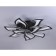 LED ceiling LED with Ambrella Light, Original, FA4474, 10XLED, 112 W, 8400LUM, 3000-6400K, Black Black Color