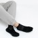 Male socks shortened, black color, size 25-27