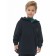 Hoody for the boy Pelican, height 92 cm, black color