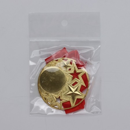 Medal for application "You are a star", D = 5 cm. Color gold. With a ribbon-5