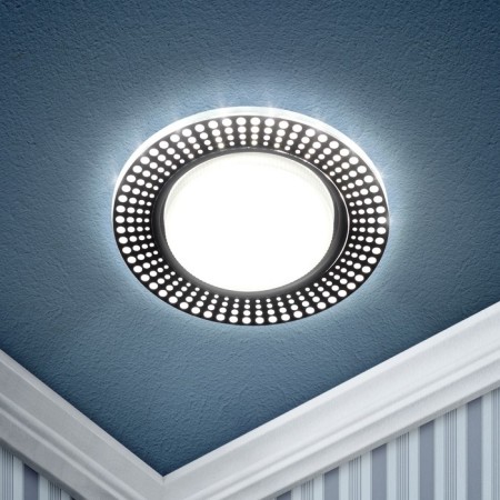 Lamp built -in era DK LD29, IP20, 15W, 120x38 mm, 4000k, white/black color-2