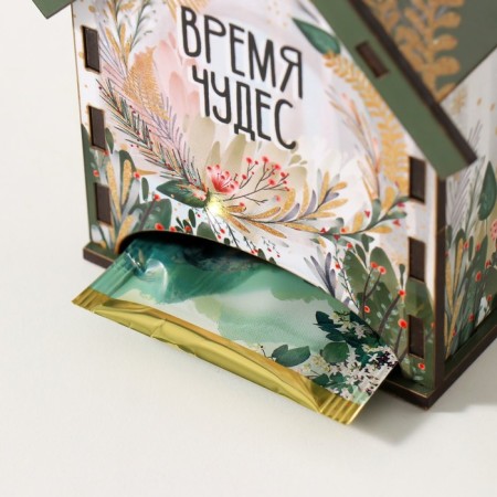 Tea house "Miracles Time" 10.5x9.5x12 cm-4