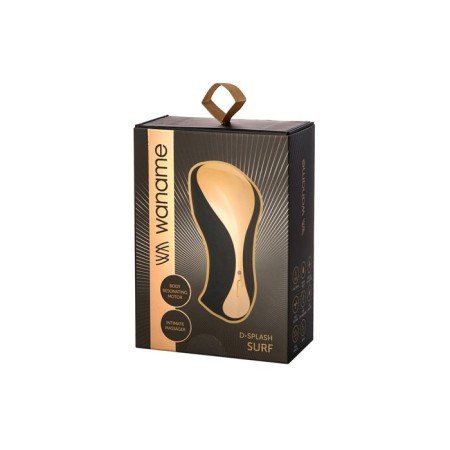 Stimulator of external intimate zones Waname D-Splash surf, black color, 10.8 cm-2