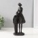 Souvenir Polystone "Mom and Son" Black 31x13x8 cm