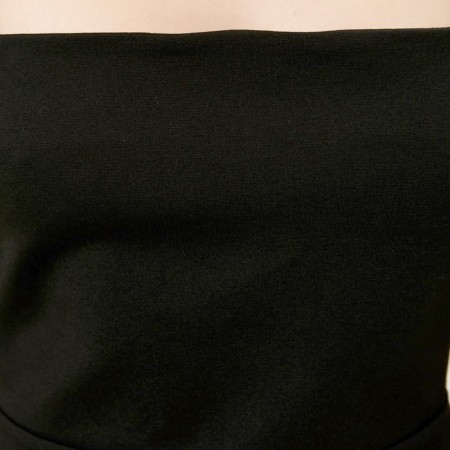 Women's dress with a square neckline MIST, size 50, color black-3