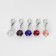 Markers for the loops "Crystals", 27 × 9 mm, 5 pcs, color colorful