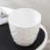 Pot with the pallet "Stones", 2.6 l, white color