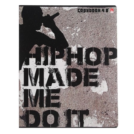 Notebook of 48 sheets in the hip-hop cage, cover coated cardboard, hybrid uf-lak, mix-3