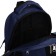 Youth backpack from textiles, rise, 2 parts on lightning, 3 pockets, blue color