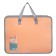 Folder with A4+handles, 332 x 268 x 90 mm, Erichkrause "Matt Pastel Bloom", 600 μm, lightning from above, peach