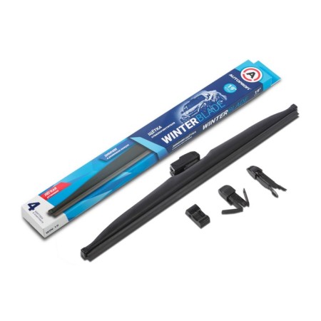 Autoprofi wiper brush, winter, in a rubber casing, 4 adapters 19 inches, 475 mm 9868