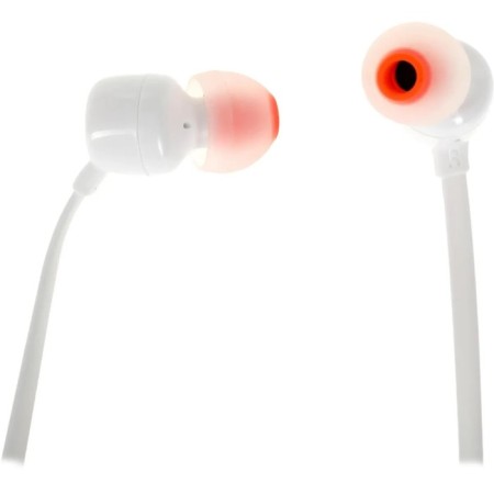 Headphones JBL T110, vacuum, microphone, 100DB, 16 Ohm, 3.5 mm, 1.2 m, white-1