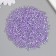 Beads for creativity Plastic "Rhombus Crystal Golography Lilac" Set 20 grams 0.4x0.4 cm