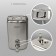 Liquid soap dispenser 8608, 0.8 l, metal, chrome