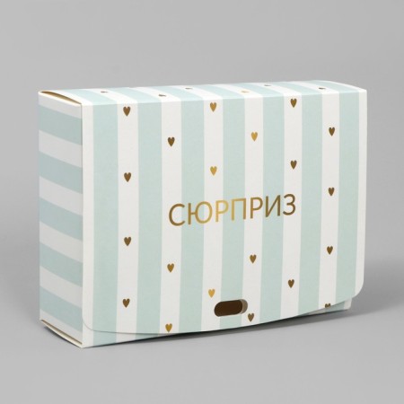 Gift folding box, packaging, “surprise”, 20 x 18 x 5 cm, without tape-1