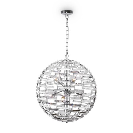 Suspension lamp Maytoni Mod092PL-08CH, E14, 8x40 W, 600x600x1260 mm, Chrome